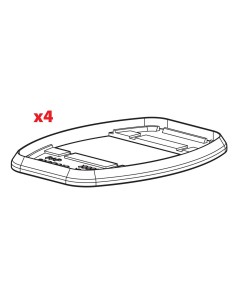 SET 4 GOMME PER TAMPONI KARGO (80G0010) N99984 LAMPA