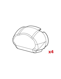 SET 4 TAPPI BARRE PORTATUTTO KUMA (75PL0013) N99998 LAMPA