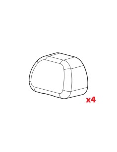 SET 4 TAPPI BARRE PORTATUTTO CLUB (75PL010B) N99999 LAMPA