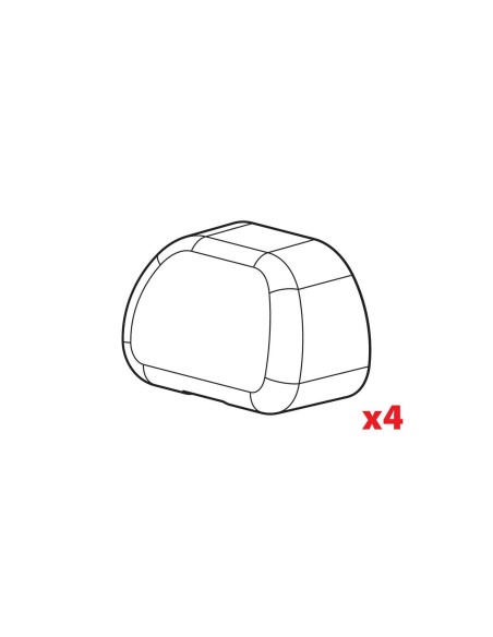 SET 4 TAPPI BARRE PORTATUTTO CLUB (75PL010B) N99999 LAMPA