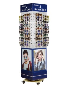 ESPOSITORE PER 96 OCCHIALI NAVIGARE ROTANTE A