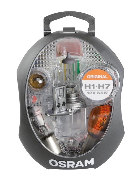 KIT LAMPADE H1/H7 12V 7 LAMP ADE 3 FUSIBILI