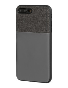 COVER DUO PER IPHONE 7 PLUS 8 PLUS - NERO + GRIGI