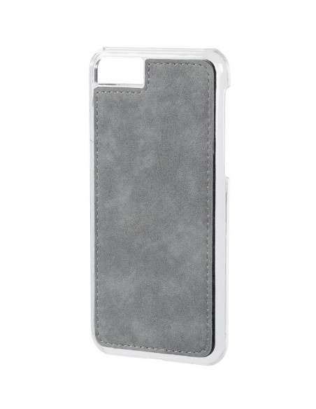 COVER MAGNET-X PER IPHONE 7 GRIGIO SIMILPELLE