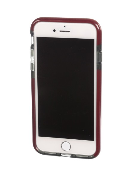 COVER ALPHA-GUARD IPHONE 7 NERO + ROSSO