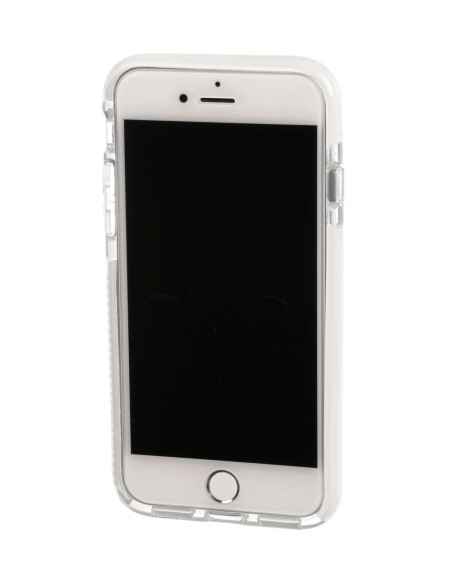 COVER ALPHA-GUARD IPHONE 7 TRASPARENTE + BIANCO