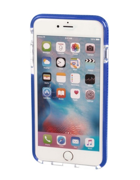 COVER ALPHA-GUARD IPHONE 6 PLUS/6S PLUS - TRASP+BL