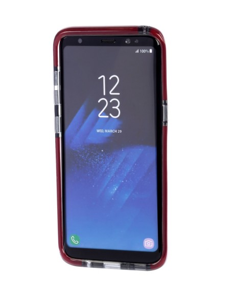 COVER ALPHA-GUARD SAMSUNG GALAXY S8 NERO+ROSSO