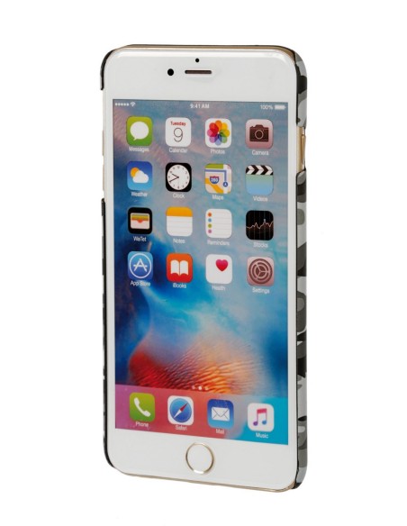 COVER IPHONE 6+/6S+ - GRIGIO CAMOUFLAGE