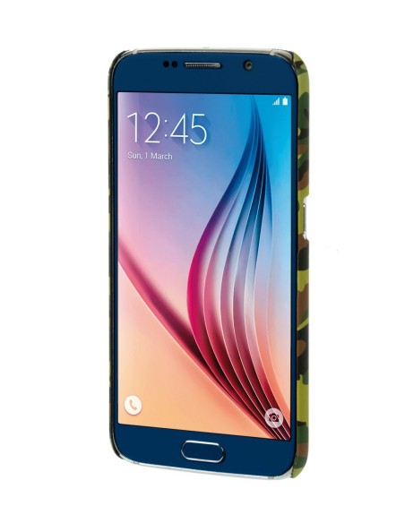 COVER SAMSUNG GALAXY S6 VERDE CAMOUFLAGE