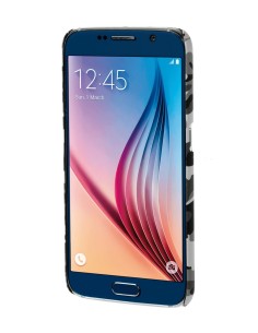 COVER SAMSUNG GALAXY S6 GRIGIO CAMOUFLAGE