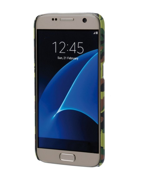 COVER SAMSUNG GALAXY S7 VERDE CAMOUFLAGE