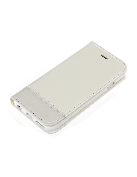 COVER A LIBRO PER IPHONE 6/6S SIMILPELLE - BIANCO