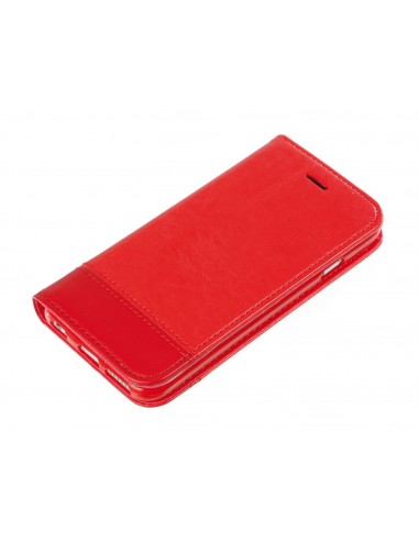 COVER A LIBRO PER IPHONE 6/6S SIMILPELLE - ROSSO