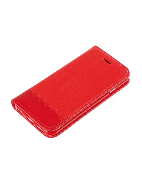COVER A LIBRO PER IPHONE 6/6S SIMILPELLE - ROSSO