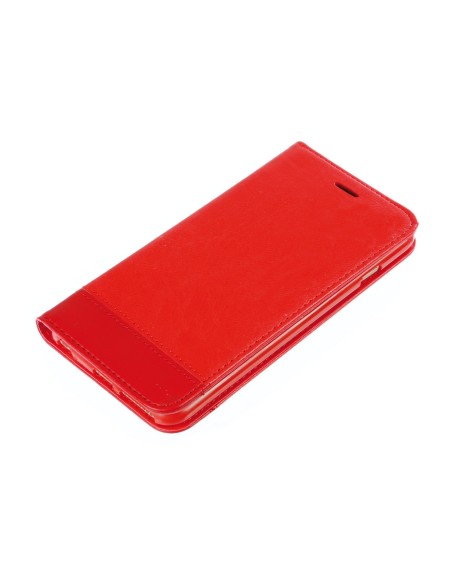 COVER A LIBRO PER IPHONE 6+/6S+ SIMILPELLE - ROSSO