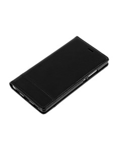 COVER A LIBRO PER HUAWEI P8 SIMILPELLE - NERO