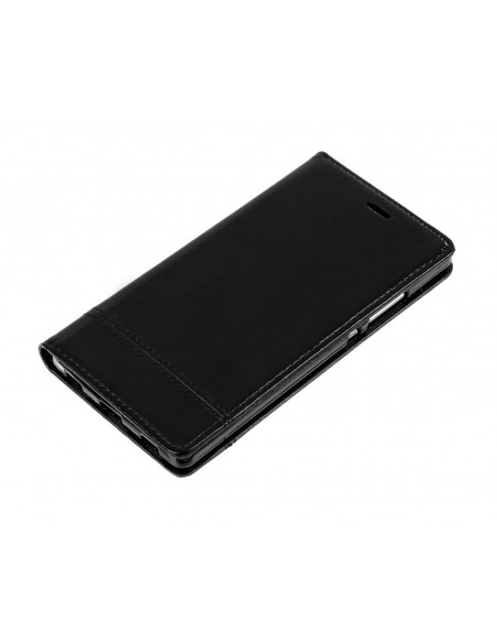 COVER A LIBRO PER HUAWEI P8 SIMILPELLE - NERO