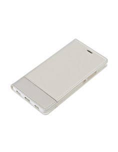 COVER A LIBRO PER HUAWEI P8 SIMILPELLE - BIANCO