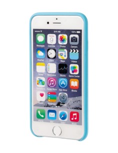 COVER PER IPHONE 6/6S IN SIMILPELLE - AZZURRO