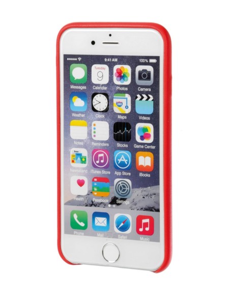 COVER PER IPHONE 6/6S IN SIMILPELLE - ROSSO