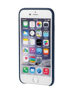 COVER PER IPHONE 6/6S IN SIMILPELLE - BLU SCURO