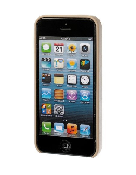 COVER PER IPHONE 5/5S/SE IN SIMILPELLE - SABBIA