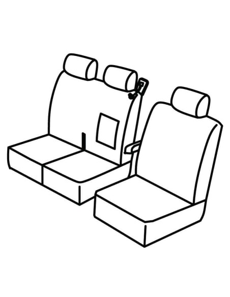 FOD.SUPERIOR NERO/BLU SU ORD. PEUGEOT EXPERT 16 in poi