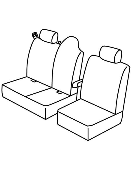 FOD.SUPERIOR NERO/BLU SU ORD. RENAULT MASTER 10 in poi