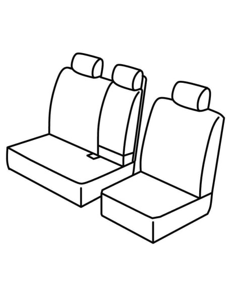 FOD.SUPERIOR NERO/BLU SU ORD. RENAULT KANGOO 08 in poi