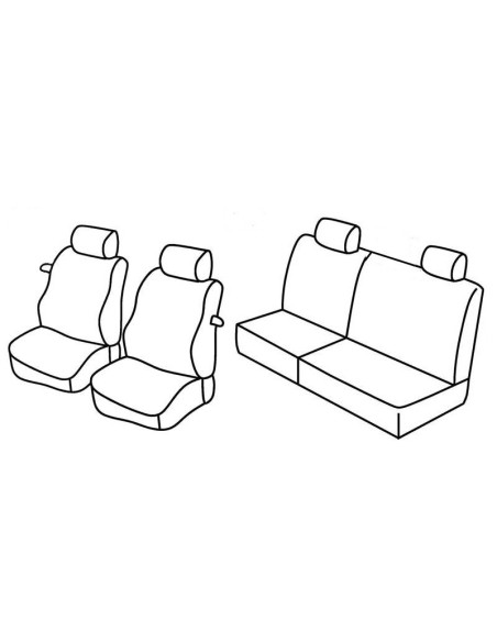FOD.SUPERIOR GRIG/NER SU ORD. FIAT PUNTO 3P 99 in poi 09
