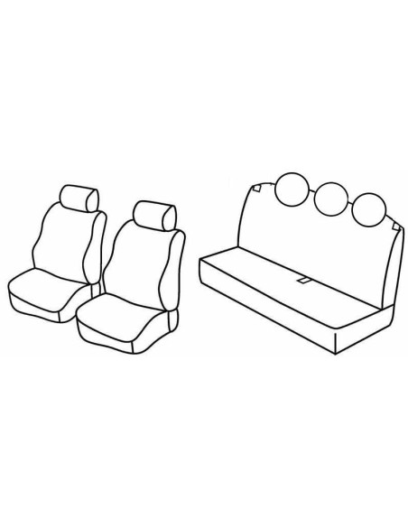 FOD.SUPERIOR BEIGE SU ORD. FIAT PANDA 12 in poi