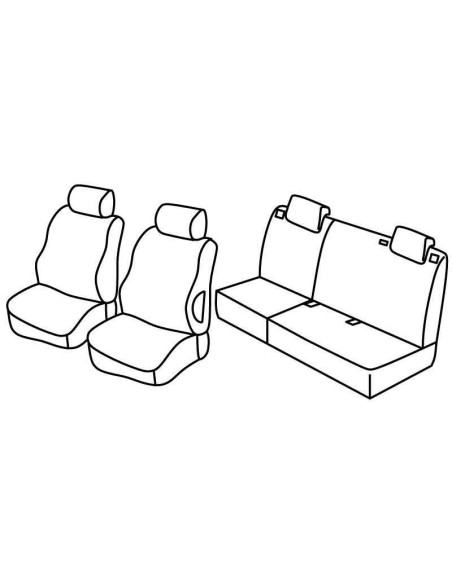 FOD.SUPERIOR NERO/BLU SU ORD. FIAT GRANDE PUNTO 5P