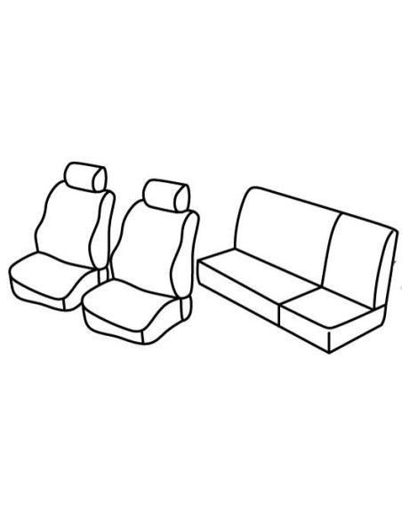 FOD.SUPERIOR NERO/BLU SU ORD. LAND ROVER DEFENDER