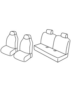 FOD.SUPERIOR GRIG/NER SU ORD. PEUGEOT 107 05 in poi 12
