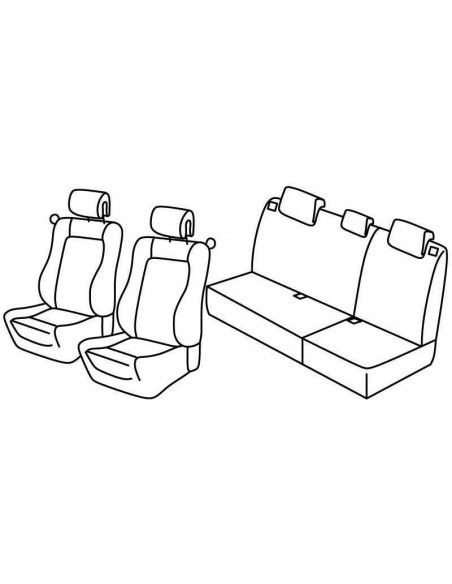 FOD.SUPERIOR BEIGE SU ORD. RENAULT CLIO II 3P 98 in poi 0