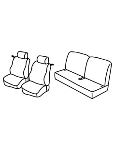 FOD.SUPERIOR NERO/BLU SU ORD. RENAULT TWINGO 93 in poi 07