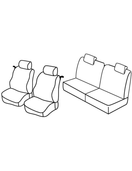 FOD.SUPERIOR BEIGE SU ORD. RENAULT TWINGO 07 in poi 14