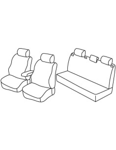 FOD.SUPERIOR BEIGE SU ORD. SKODA FABIA 5P 07 in poi 15