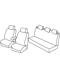 FOD.SUPERIOR BEIGE SU ORD. SKODA FABIA 5P 07 in poi 15