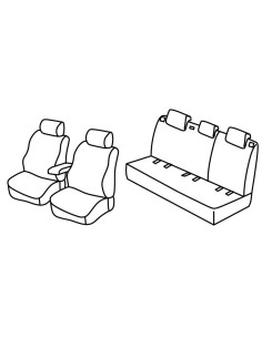 FOD.SUPERIOR BEIGE SU ORD. SKODA FABIA 5P 15 in poi