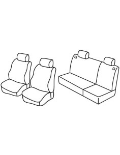 FOD.SUPERIOR NERO/BLU SU ORD. VW POLO 94 in poi 01