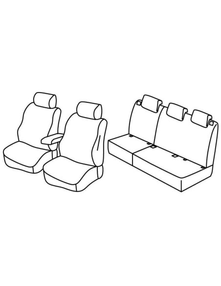 FOD.SUPERIOR NERO/BLU SU ORD. CITROEN C3 PICASSO 0