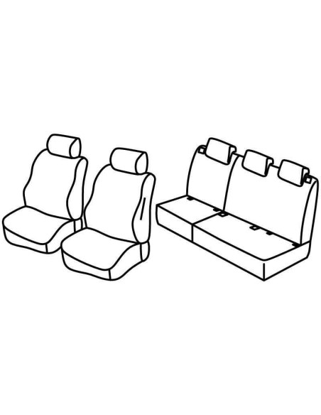 FOD.SUPERIOR BEIGE SU ORD. CITROEN C3 PICASSO 09 in poi 1