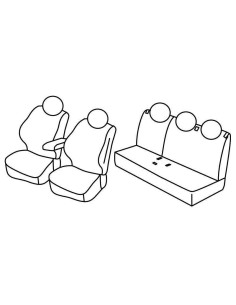 FOD.SUPERIOR NER/GRIG SU ORD. FIAT 500X 15 in poi