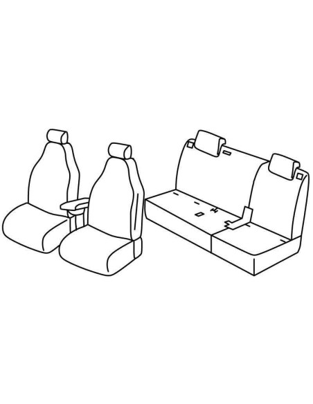 FOD.SUPERIOR NER/ROSS SU ORD. FIAT 500L 12 in poi