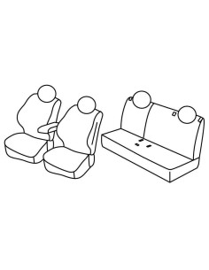 FOD.SUPERIOR NERO/BLU SU ORD. FIAT 500X 15 in poi