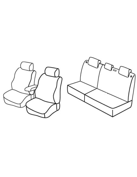 FOD.SUPERIOR NERO/BLU SU ORD. KIA RIO 5P 05 in poi 11