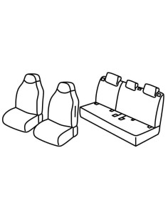 FOD.SUPERIOR NERO/BLU SU ORD. SUZUKI SWIFT 5P 17 in poi