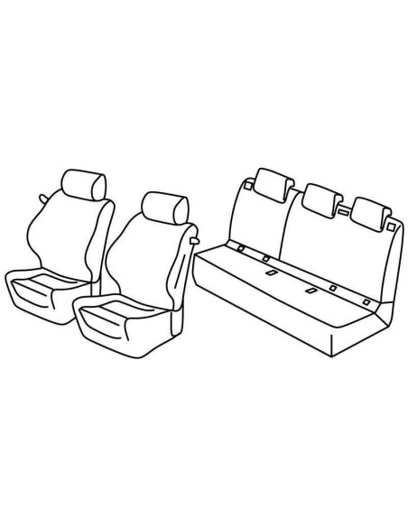 FOD.SUPERIOR NER/GRIG SU ORD. OPEL CORSA 3P 14 in poi